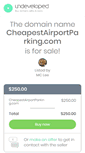 Mobile Screenshot of cheapestairportparking.com